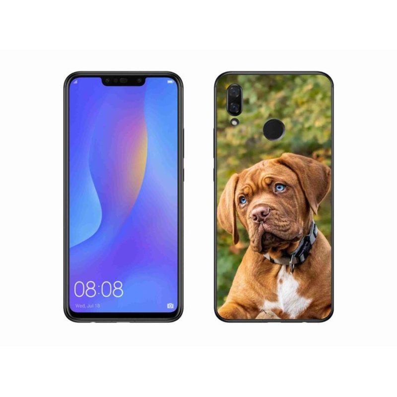 Gelový kryt mmCase na mobil Huawei Nova 3i - štěně