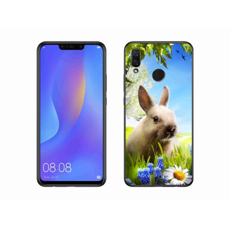 Gelový kryt mmCase na mobil Huawei Nova 3i - zajíček