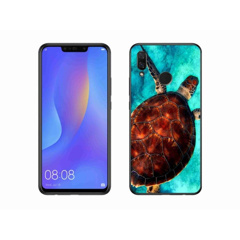 Gelový kryt mmCase na mobil Huawei Nova 3i - želva