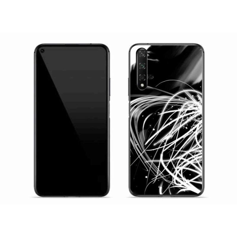 Gelový kryt mmCase na mobil Huawei Nova 5T - abstrakt 2