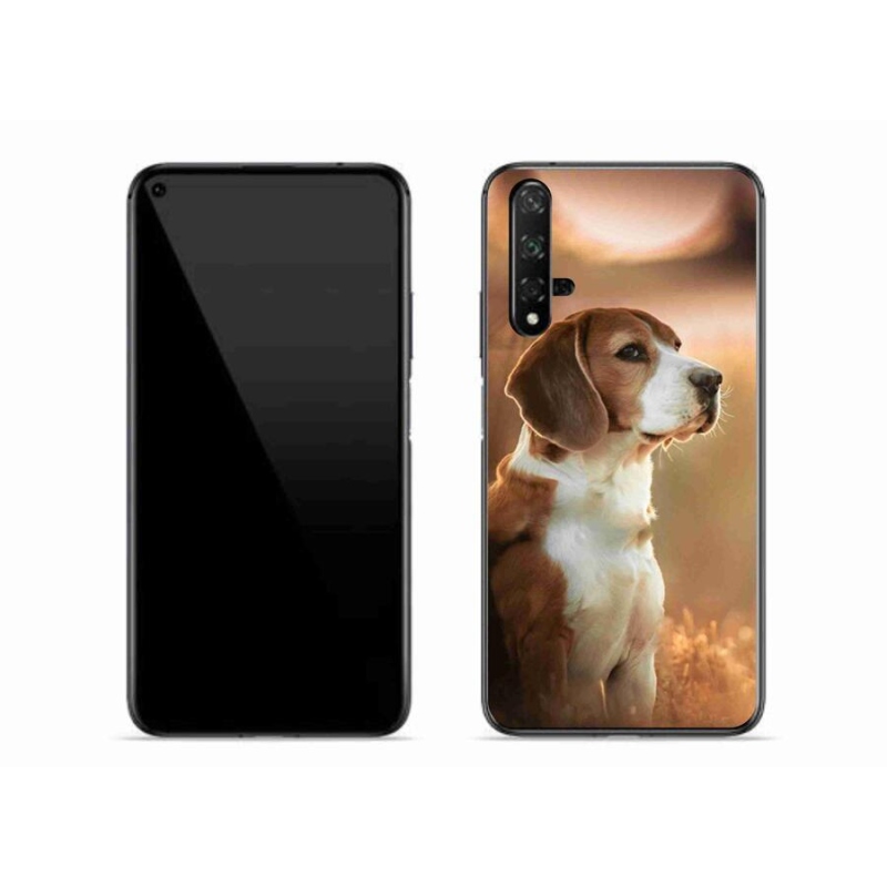 Gelový kryt mmCase na mobil Huawei Nova 5T - bígl