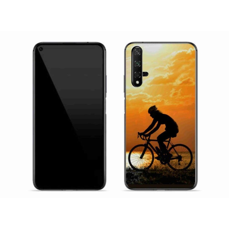 Gelový kryt mmCase na mobil Huawei Nova 5T - cyklovýlet