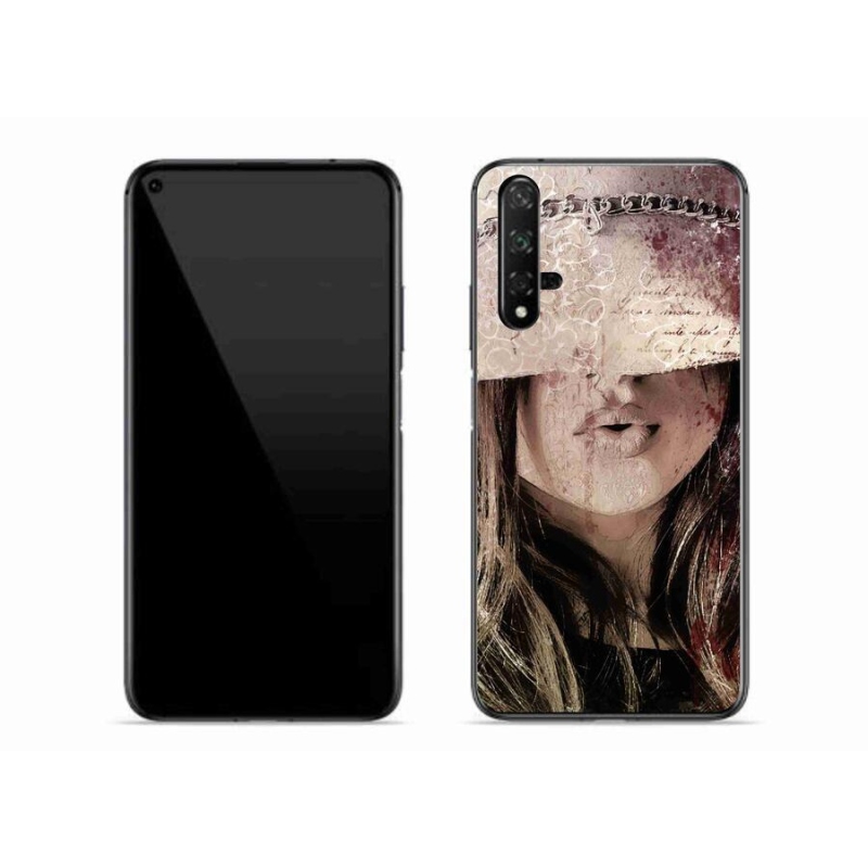 Gelový kryt mmCase na mobil Huawei Nova 5T - dívka