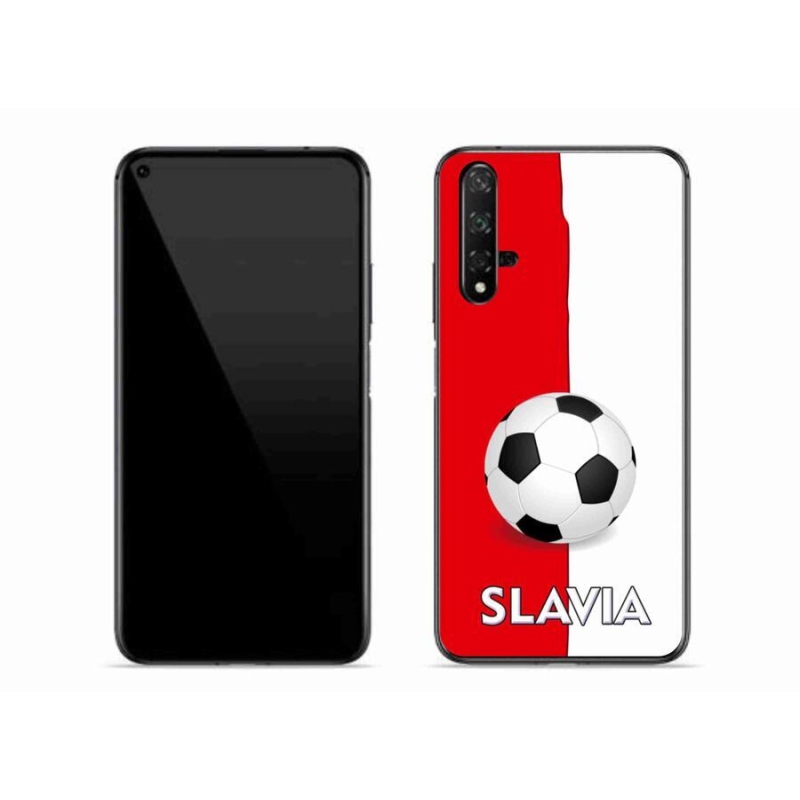 Gelový kryt mmCase na mobil Huawei Nova 5T - fotbal 2