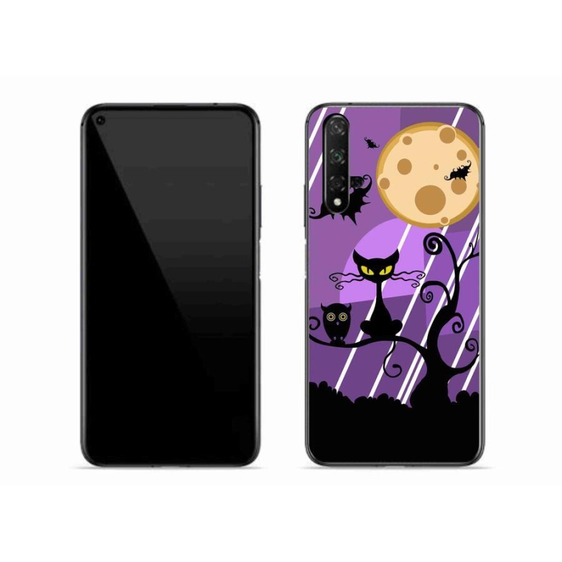 Gelový kryt mmCase na mobil Huawei Nova 5T - halloween