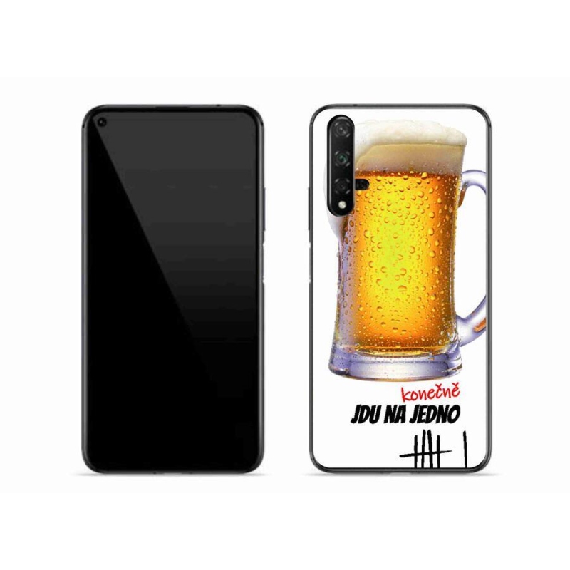 Gelový kryt mmCase na mobil Huawei Nova 5T - jdu na jedno