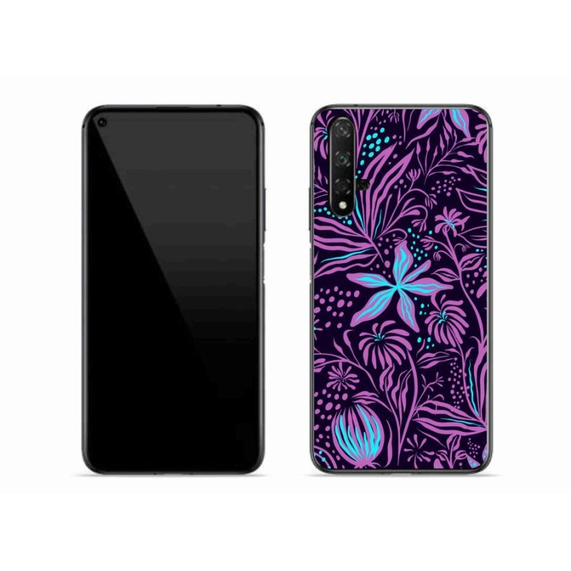 Gelový kryt mmCase na mobil Huawei Nova 5T - květiny 2