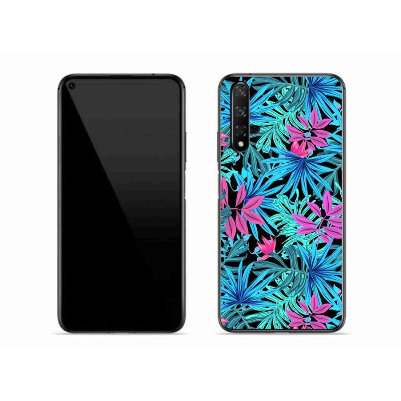 Gelový kryt mmCase na mobil Huawei Nova 5T - květiny 3