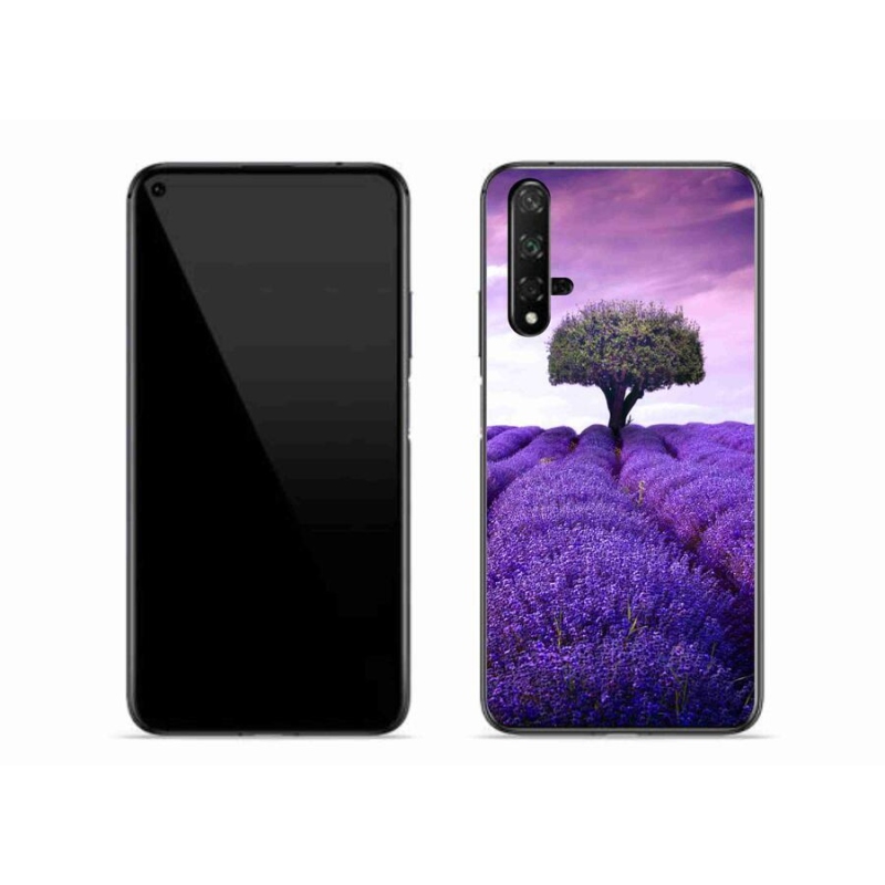 Gelový kryt mmCase na mobil Huawei Nova 5T - levandulová louka