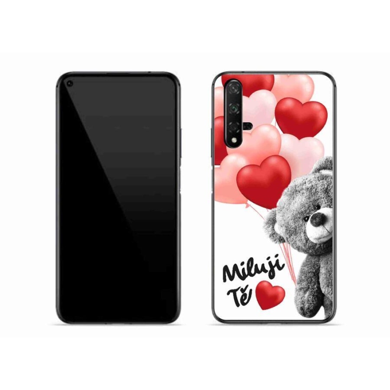Gelový kryt mmCase na mobil Huawei Nova 5T - miluji Tě