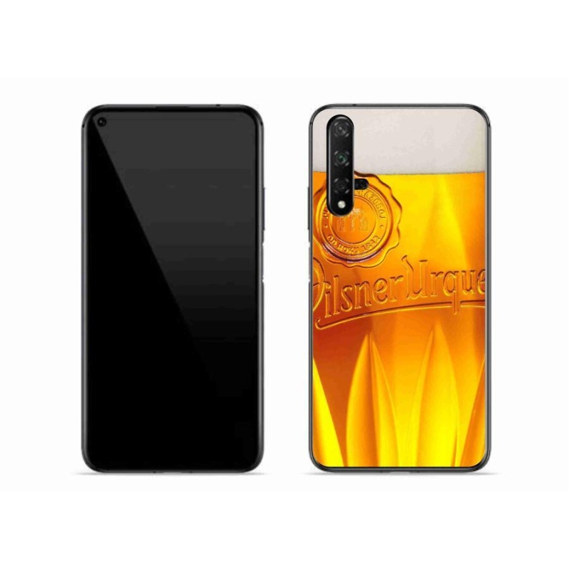 Gelový kryt mmCase na mobil Huawei Nova 5T - pivo