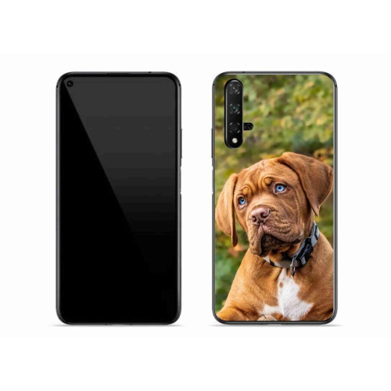 Gelový kryt mmCase na mobil Huawei Nova 5T - štěně