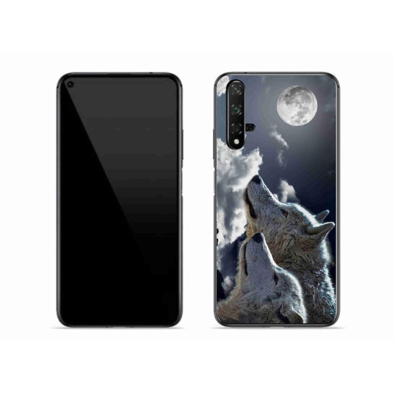 Gelový kryt mmCase na mobil Huawei Nova 5T - vlci