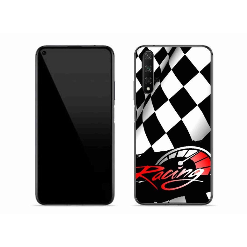 Gelový kryt mmCase na mobil Huawei Nova 5T - závodění