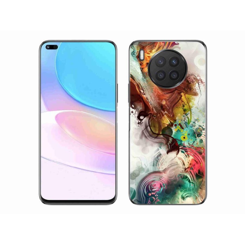 Gelový kryt mmCase na mobil Huawei Nova 8i - abstrakt 1