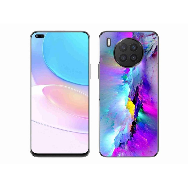 Gelový kryt mmCase na mobil Huawei Nova 8i - abstrakt