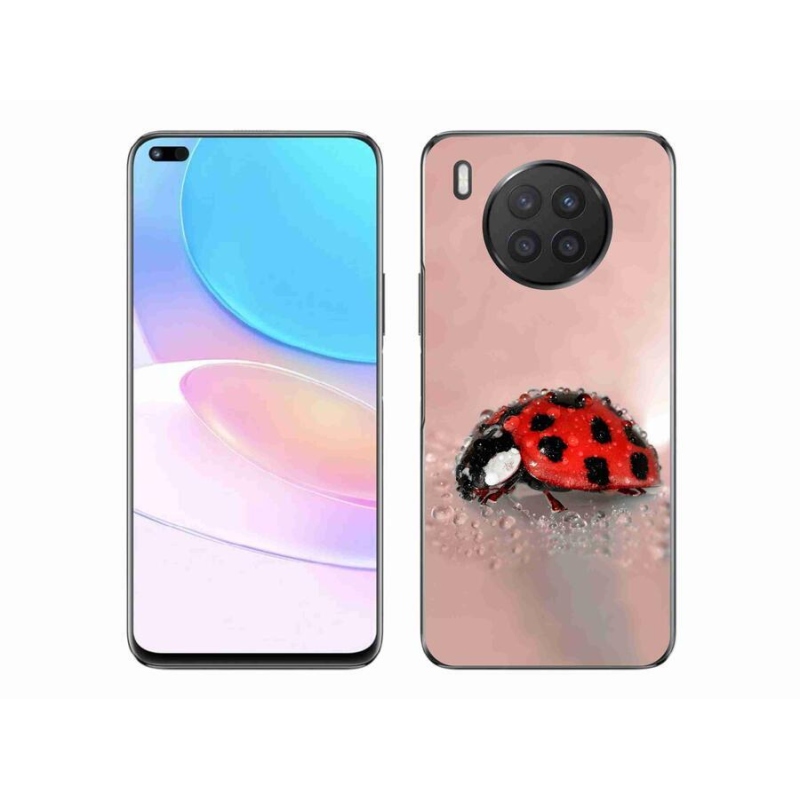 Gelový kryt mmCase na mobil Huawei Nova 8i - beruška