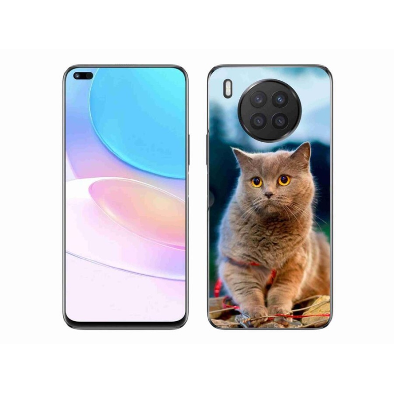 Gelový kryt mmCase na mobil Huawei Nova 8i - britská modrá 2