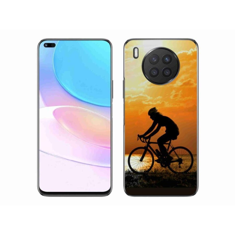 Gelový kryt mmCase na mobil Huawei Nova 8i - cyklovýlet