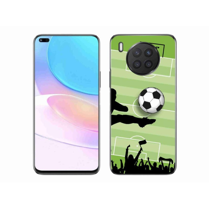 Gelový kryt mmCase na mobil Huawei Nova 8i - fotbal 3