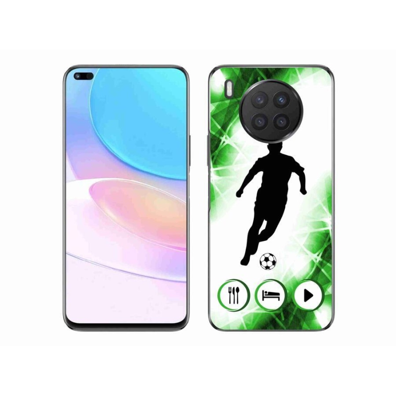 Gelový kryt mmCase na mobil Huawei Nova 8i - fotbalista