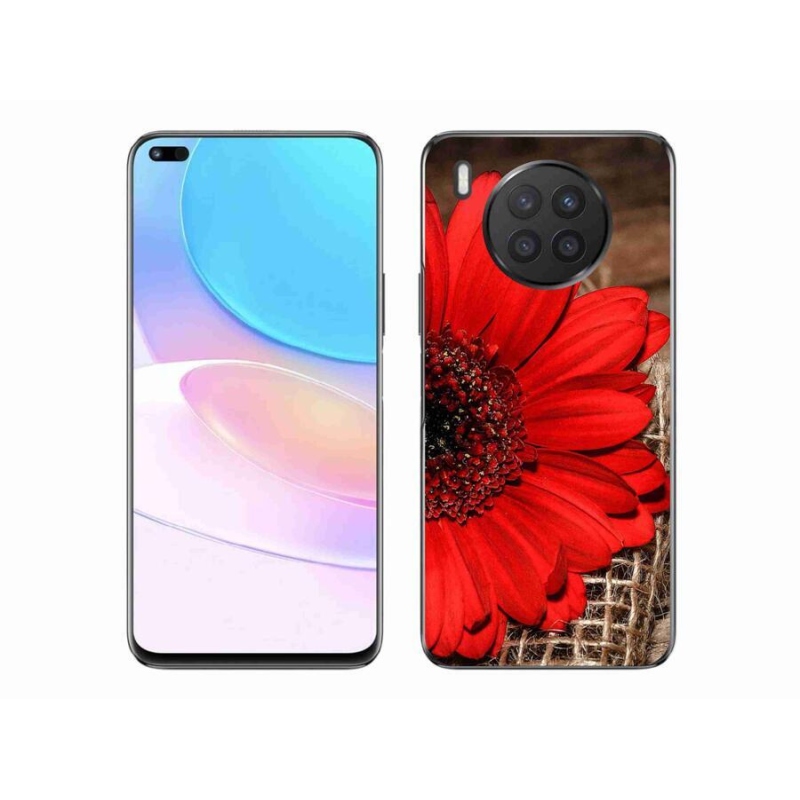 Gelový kryt mmCase na mobil Huawei Nova 8i - gerbera