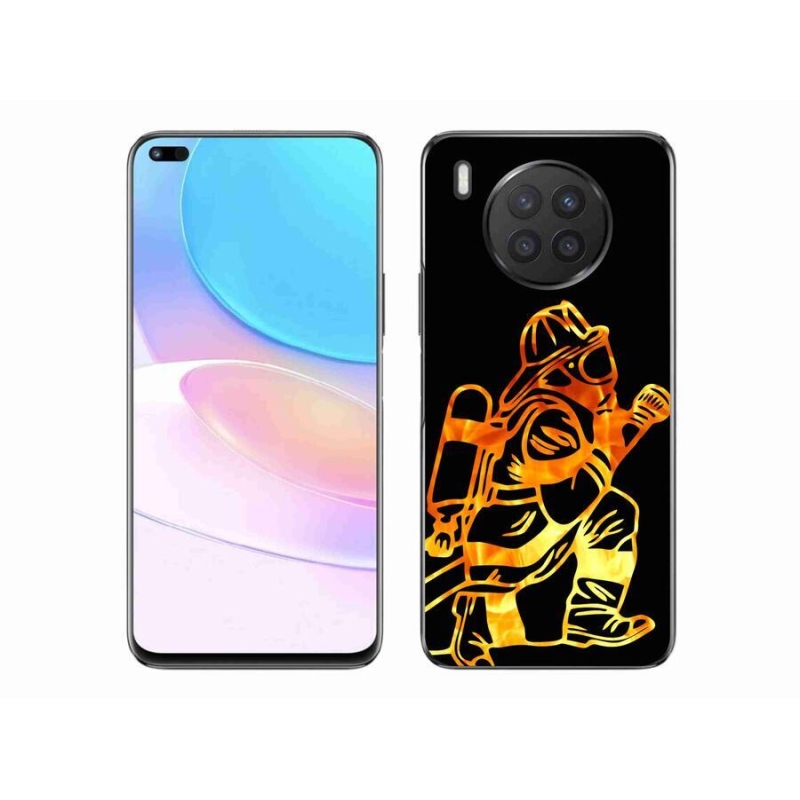 Gelový kryt mmCase na mobil Huawei Nova 8i - hasič 1