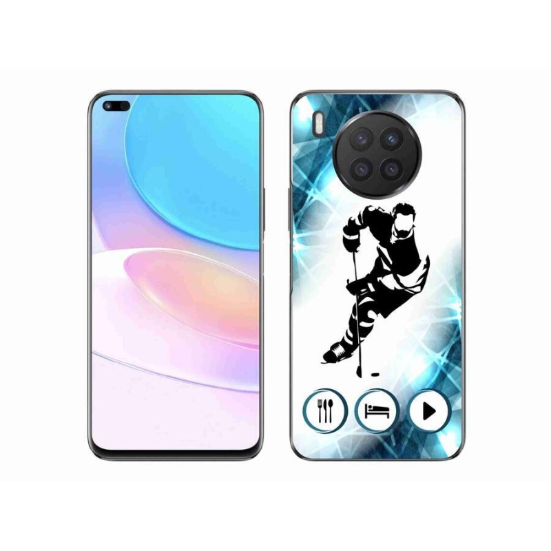 Gelový kryt mmCase na mobil Huawei Nova 8i - hokej 1