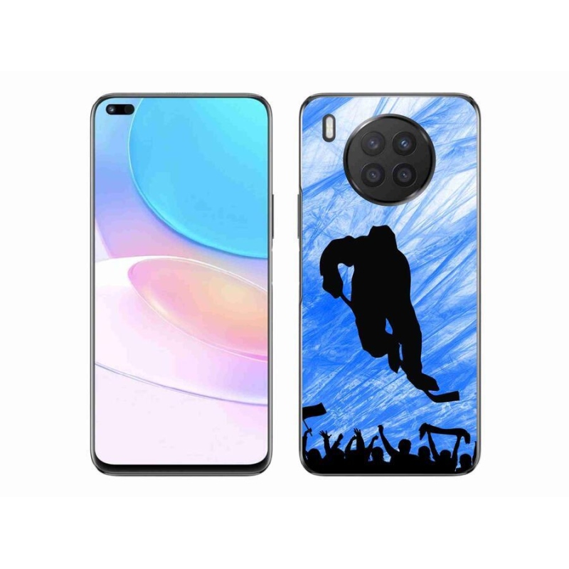 Gelový kryt mmCase na mobil Huawei Nova 8i - hokejový hráč