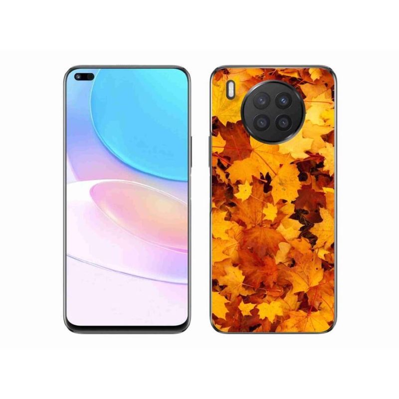 Gelový kryt mmCase na mobil Huawei Nova 8i - javorové listy