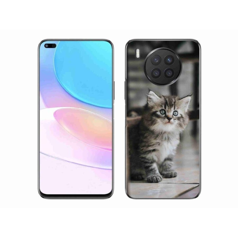 Gelový kryt mmCase na mobil Huawei Nova 8i - koťátko