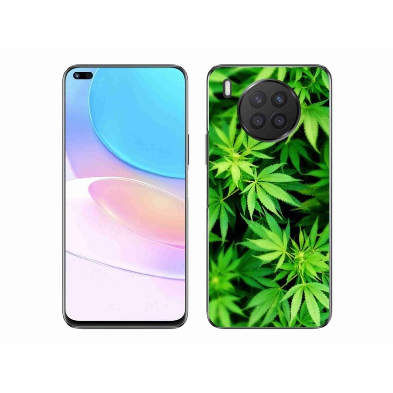 Gelový kryt mmCase na mobil Huawei Nova 8i - konopí 3