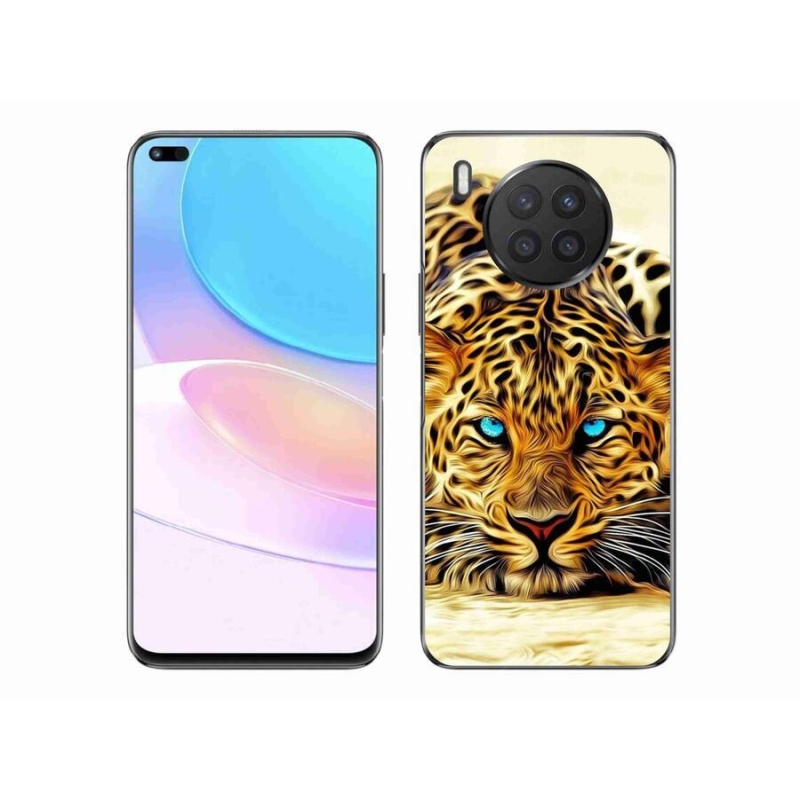 Gelový kryt mmCase na mobil Huawei Nova 8i - kreslený tygr