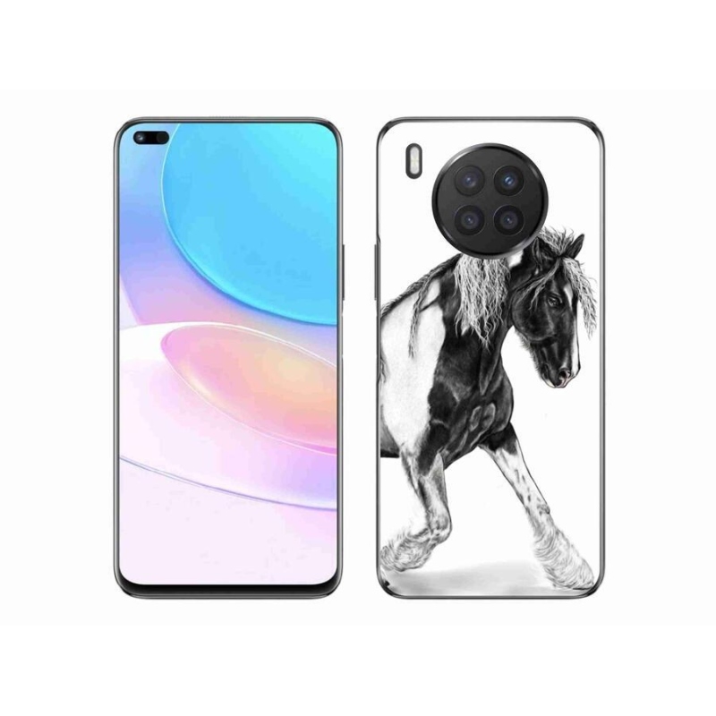 Gelový kryt mmCase na mobil Huawei Nova 8i - kůň