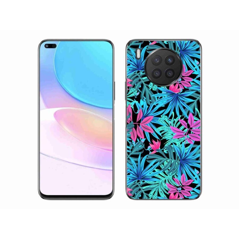 Gelový kryt mmCase na mobil Huawei Nova 8i - květiny 3