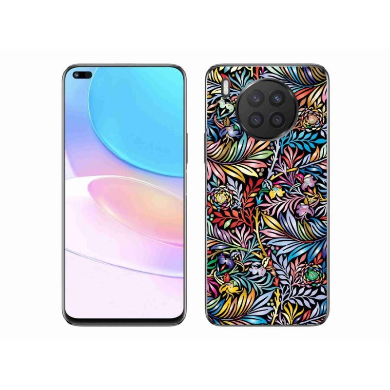 Gelový kryt mmCase na mobil Huawei Nova 8i - květiny 5