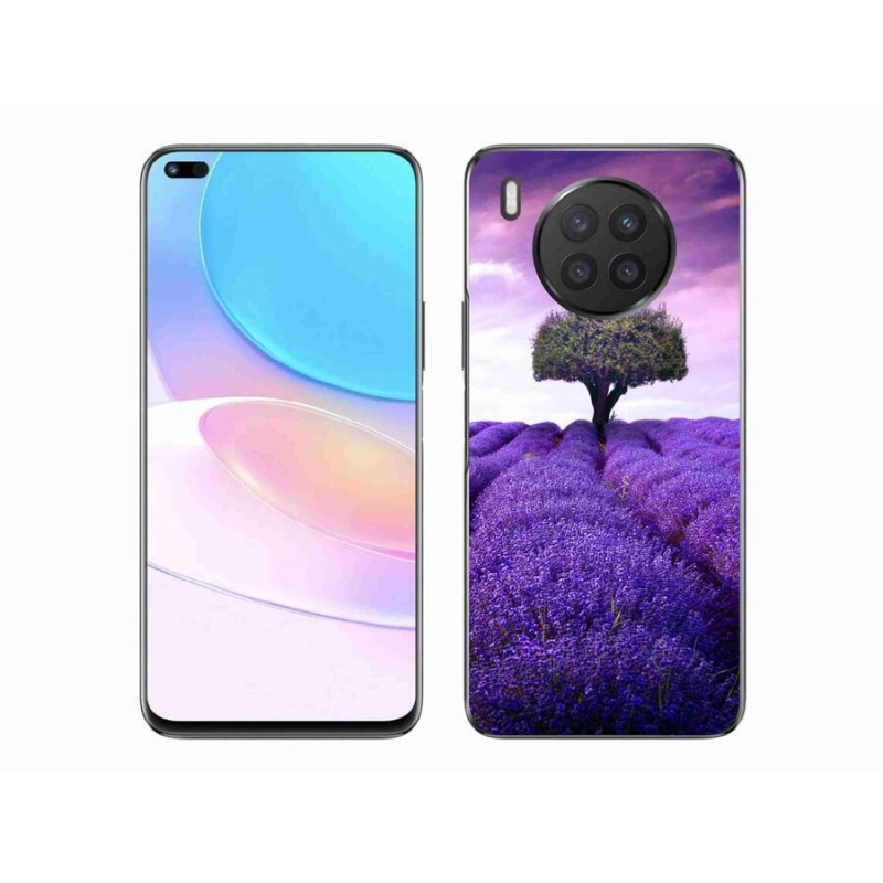 Gelový kryt mmCase na mobil Huawei Nova 8i - levandulová louka