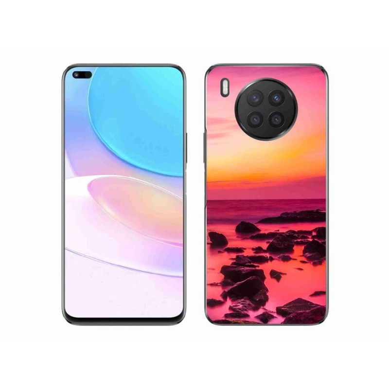 Gelový kryt mmCase na mobil Huawei Nova 8i - moře a záře