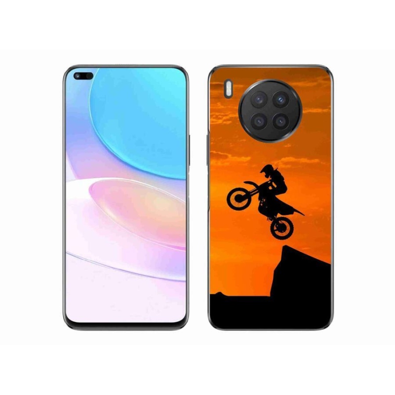 Gelový kryt mmCase na mobil Huawei Nova 8i - motocross
