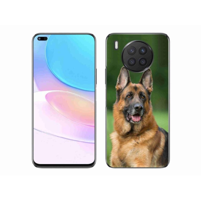 Gelový kryt mmCase na mobil Huawei Nova 8i - německý ovčák