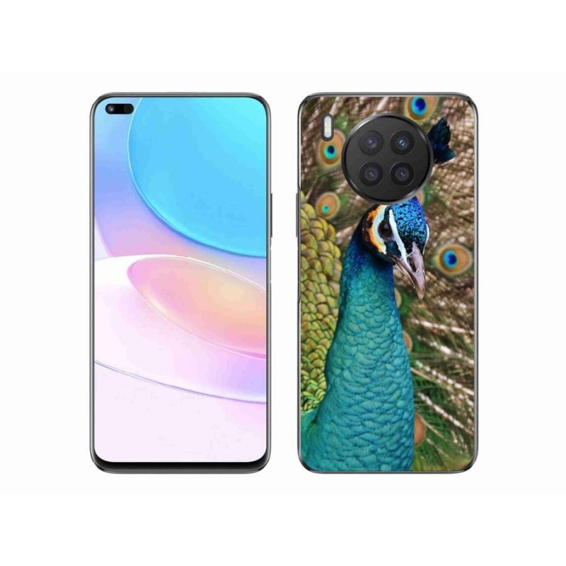 Gelový kryt mmCase na mobil Huawei Nova 8i - páv