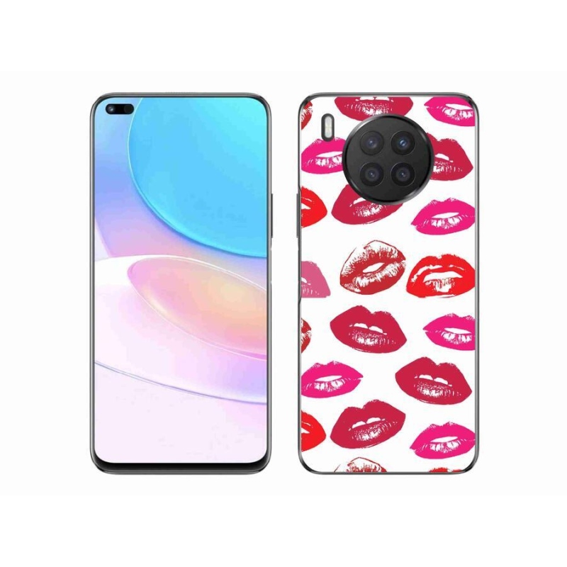 Gelový kryt mmCase na mobil Huawei Nova 8i - rty