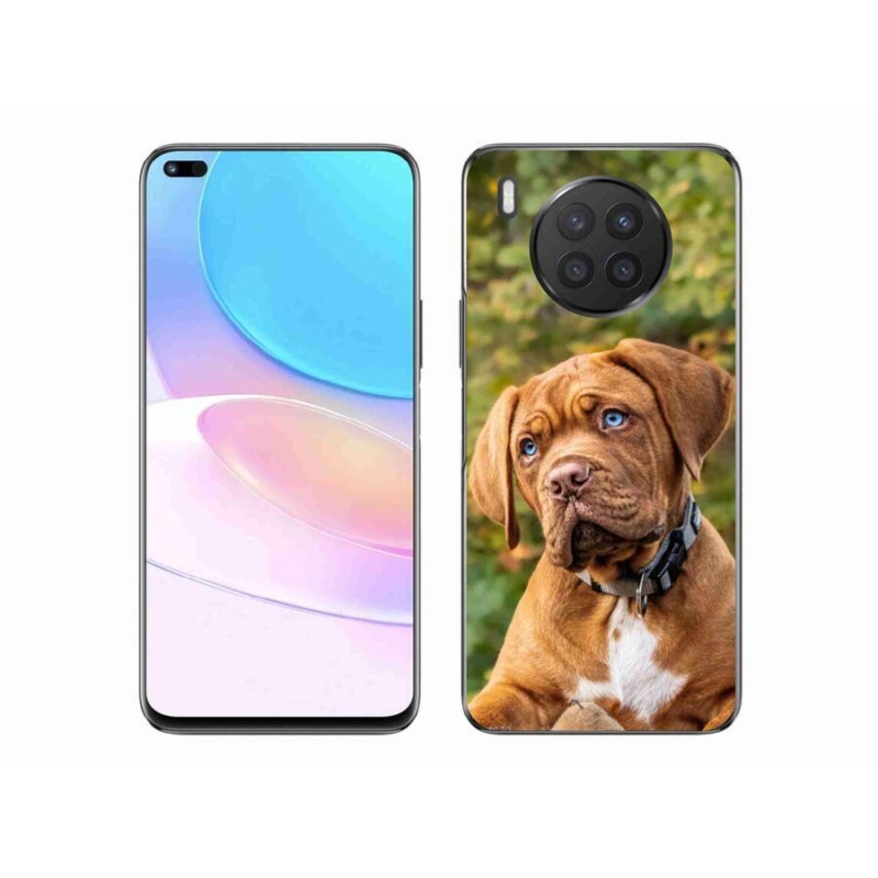 Gelový kryt mmCase na mobil Huawei Nova 8i - štěně
