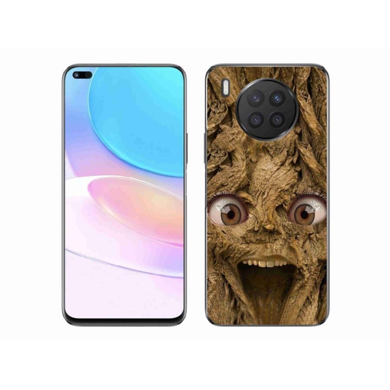 Gelový kryt mmCase na mobil Huawei Nova 8i - veselý strom s očima