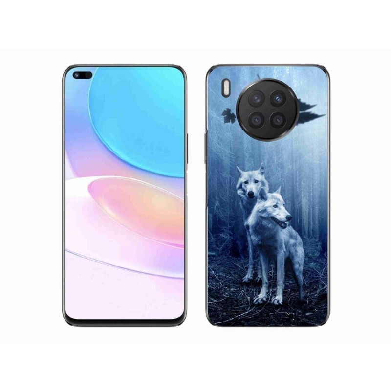 Gelový kryt mmCase na mobil Huawei Nova 8i - vlci v lese