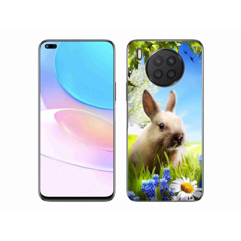 Gelový kryt mmCase na mobil Huawei Nova 8i - zajíček
