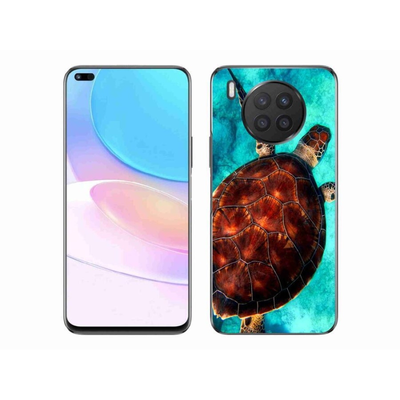 Gelový kryt mmCase na mobil Huawei Nova 8i - želva