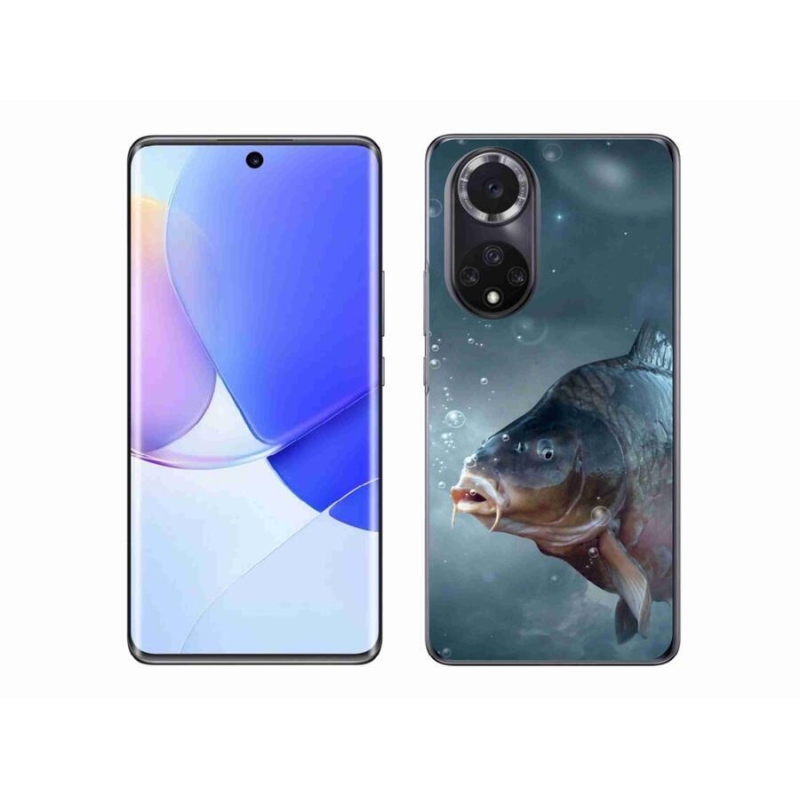 Gelový kryt mmCase na mobil Huawei Nova 9 - kapr a bublinky