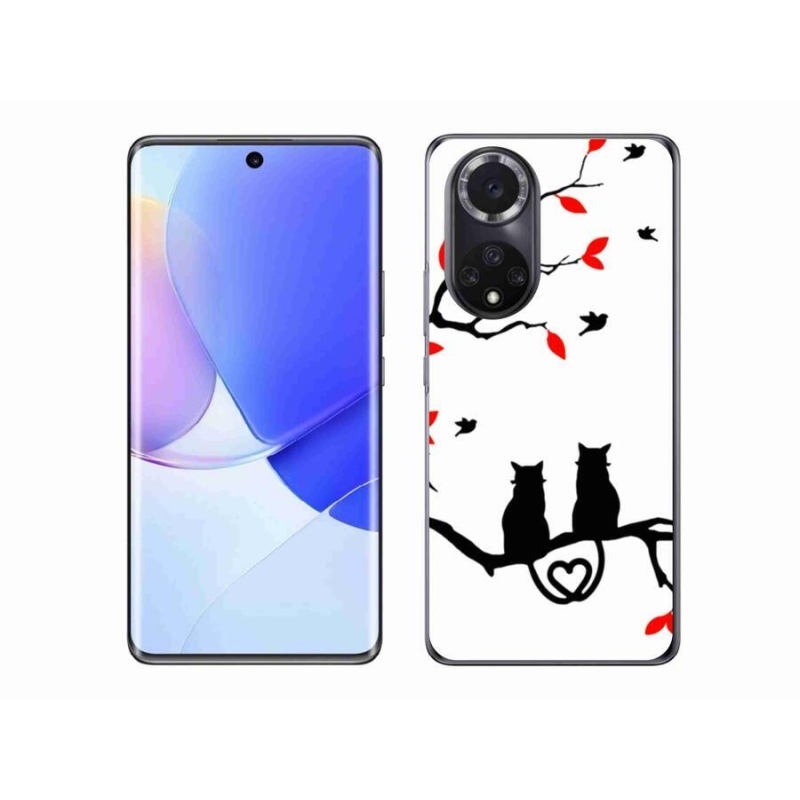 Gelový kryt mmCase na mobil Huawei Nova 9 - kočičí láska