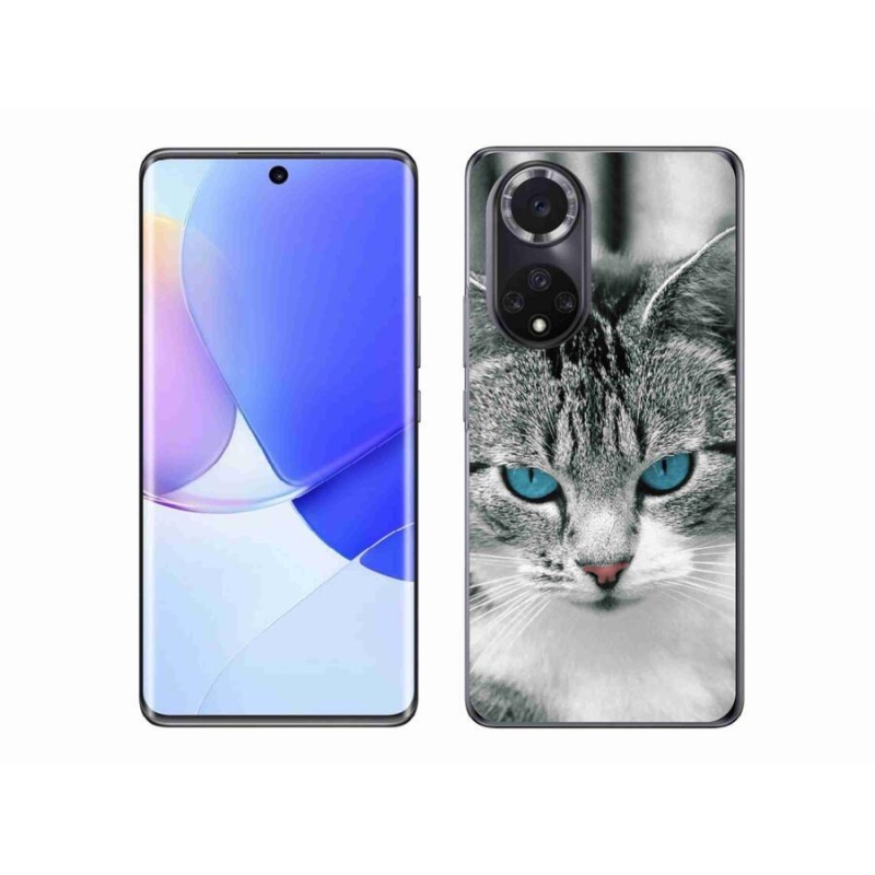 Gelový kryt mmCase na mobil Huawei Nova 9 - kočičí pohled 1